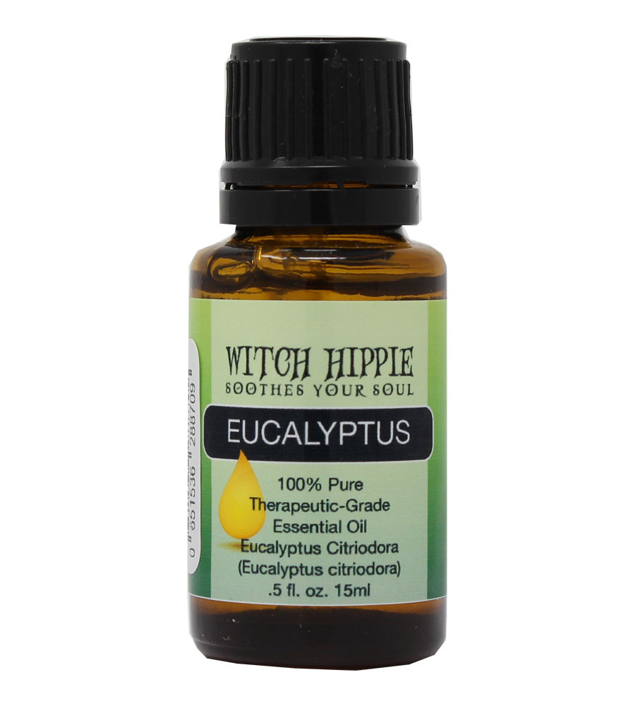 Witch Hippie Eucalyptus (Citriodora) 100% Therapeutic-Grade Essential Oil 15ml