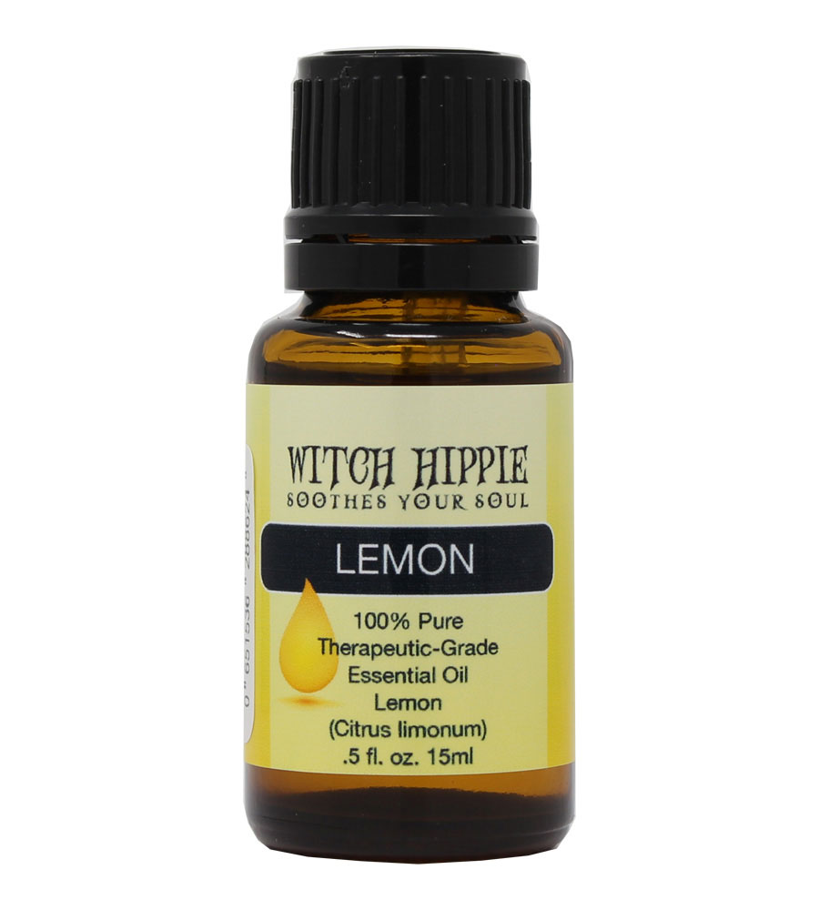 Witch Hippie Lemon 100% Therapeutic-Grade Essential Oil 15ml