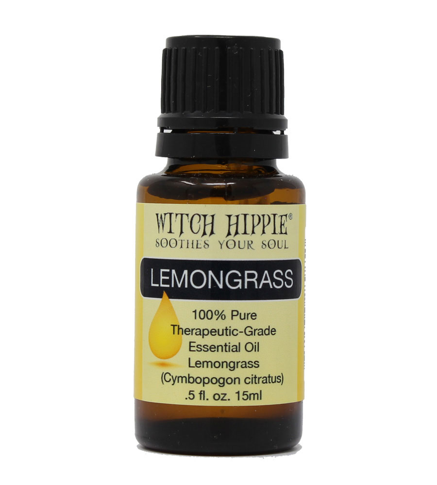 Witch Hippie Lemongrass 100% Therapeutic-Grade Essential Oil 15ml