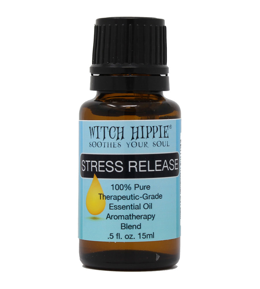 Witch Hippie STRESS RELEASE Aromatherapy Essential Oil Blend 15ml