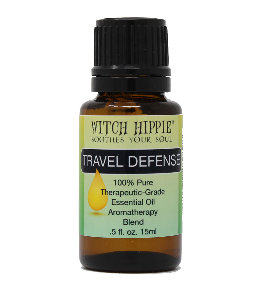 Witch Hippie TRAVEL DEFENSE Aromatherapy Essential Oil Blend 15ml