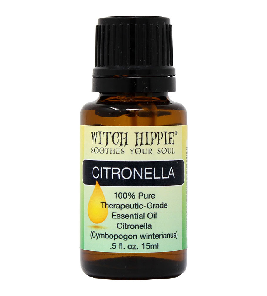 Witch Hippie Citronella 100% Therapeutic-Grade Essential Oil 15ml